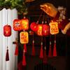 2026 Horse Year New Year Lantern Red Chinese Style Handheld Lantern Small Lanterns Tassel Lantern Hanging Ornament