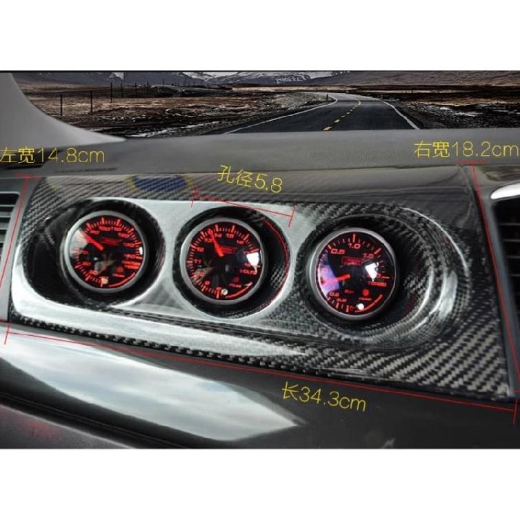 For Mitsubishi Lancer-ex EVO 10th Modified Carbon Fiber Matte Black Instrument Cover Body Kit Car Accessories