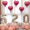 Romantic LOVE Balloon Set for Proposal, Birthday, or Wedding Room Decoration