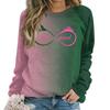 Women's Fashion Casual Long Sleeve Loose Printed Sweatshirt Top