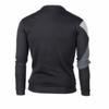 Autumn/winter Men's Casual Fashion Stitching Contrasting Casual Long-sleeved Pullover Sweatshirt