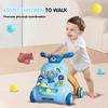 Baby Walker Trolley Toys With Musical Lights Sounds Child Walker Car Educational Learning Pushing Wheel For Infant 0-12 Months