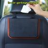 Auto Mülleimer Organizer Netz für Aufbewahrungstasche Auto Tasche Tablet Telefon Brille Schutzablage Rückentisch Rücksitz Getränkehalter