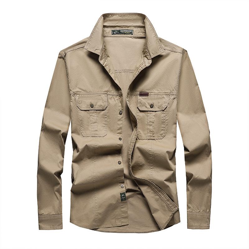 Large Loose Long Sleeve Denim Tooling Coat Shirt for Young Men Spring Wear Fashion Casual Outerwear Daily Street Outfit