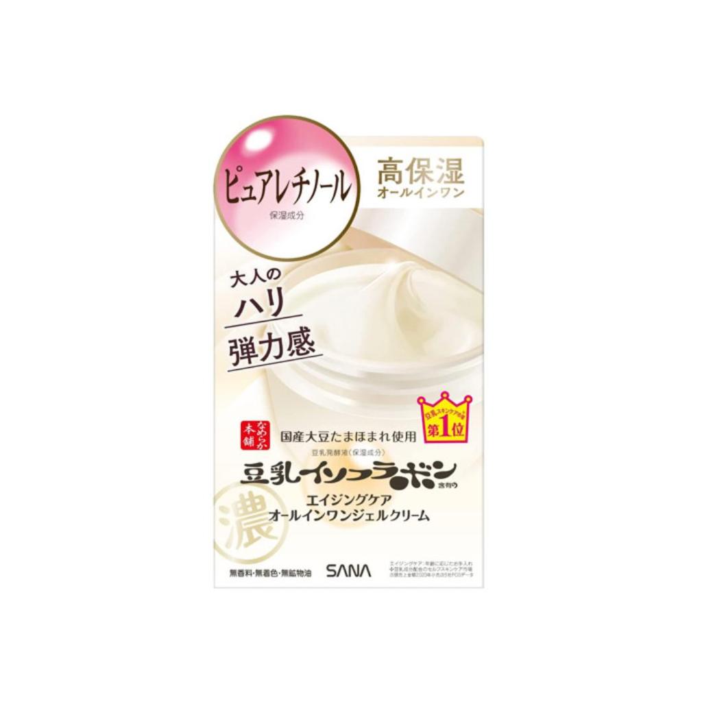 SANA Namerakahonpo Sojamilch Isoflavon Anti-Aging Falten Haut N 200ml, Emulsion N 150ml, Augencreme N 20g, Gelcreme N 100g (12 Optionen)