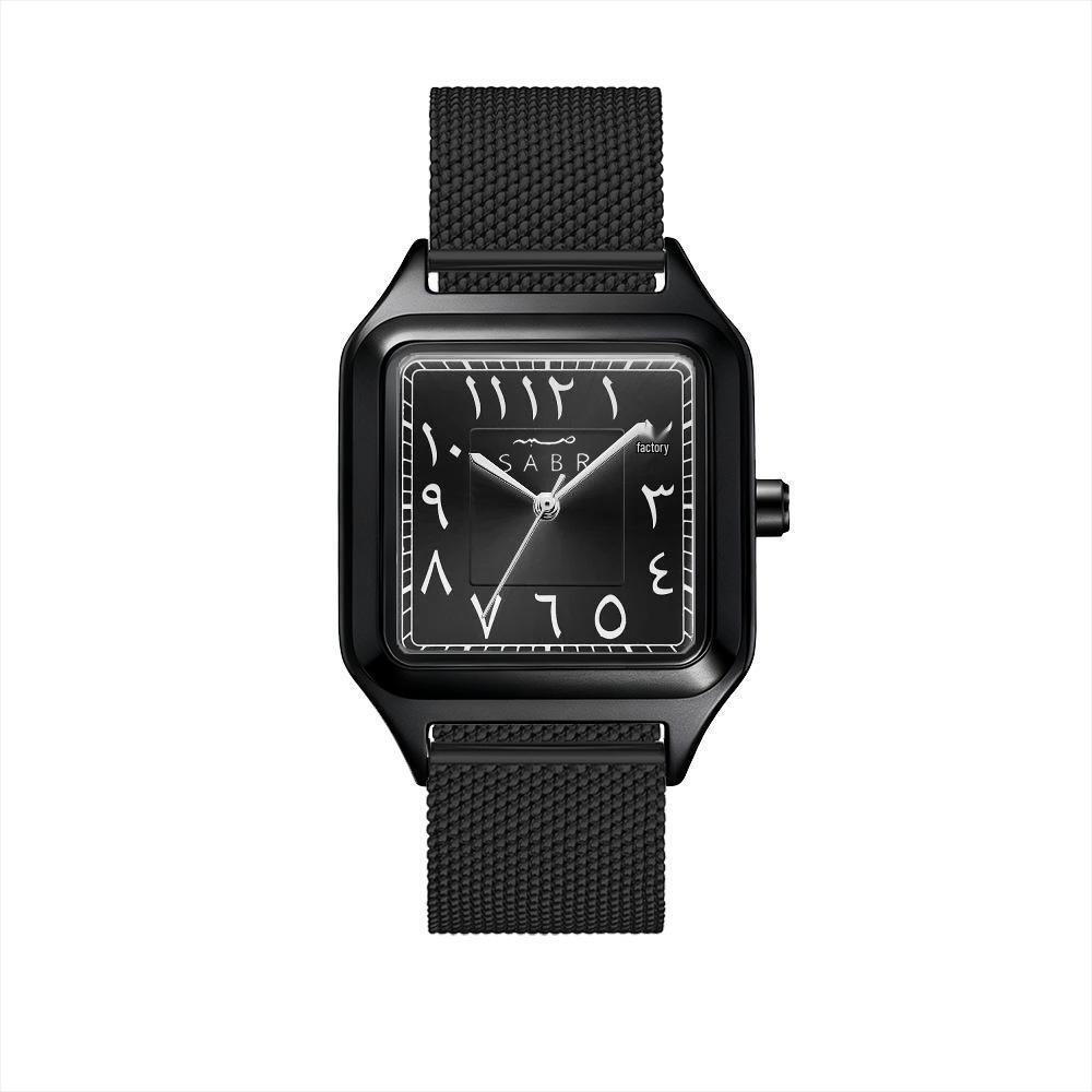 Roman Scale Square Waterproof Quartz Watch - Unisex Large Dial