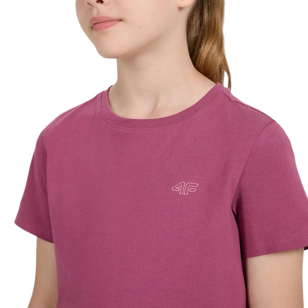 Koszulka Bawełniana T-Shirt Dziewczęcy 4F F2397