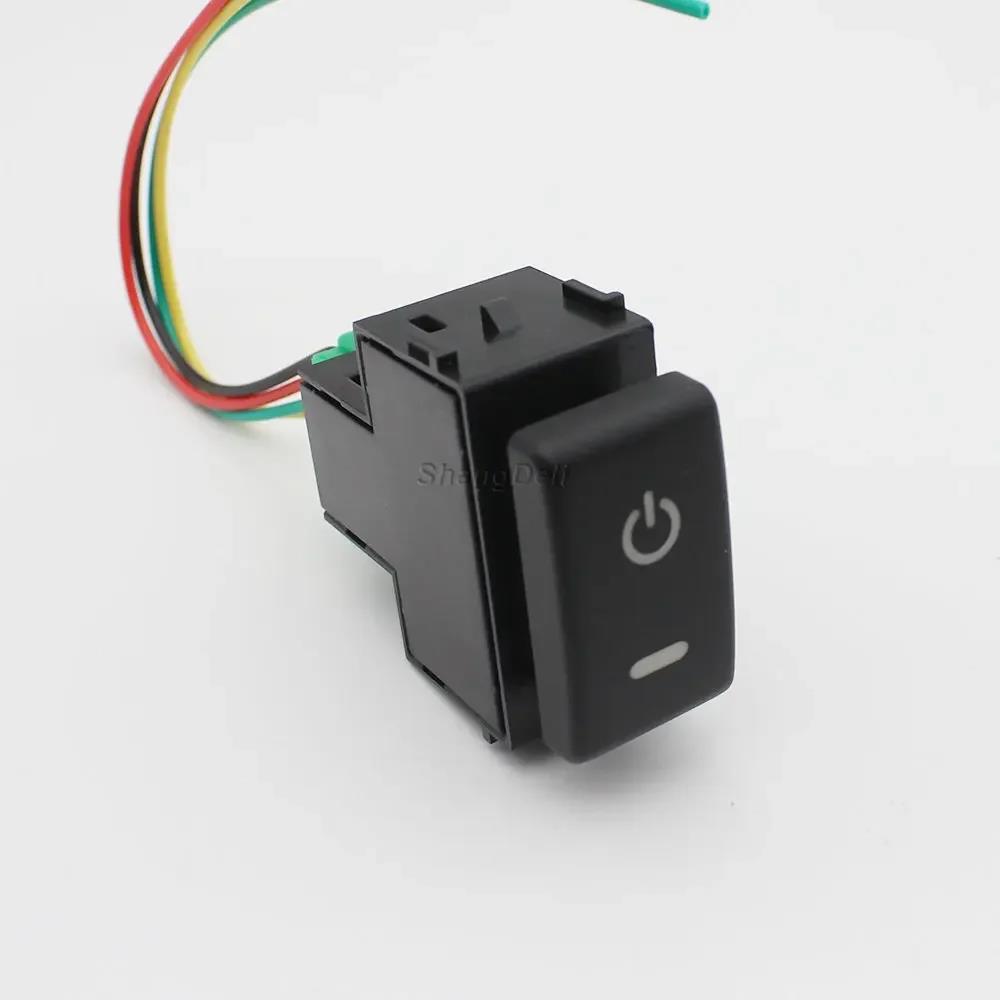 1Pc Car LED DRL Fog Light Radar Power On Off Camera Mirror Switch Button For Nissan Patrol Y62 Qhashqai Tiida X-TRAIL 370z 2012
