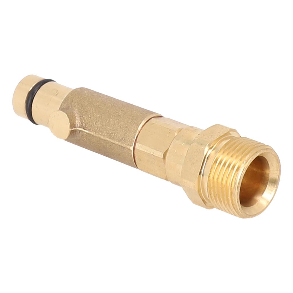 Effortlessly Connect Spray Hoses with this Reliable Brass Adapter for Nilfisk External Thread Pressure Washers