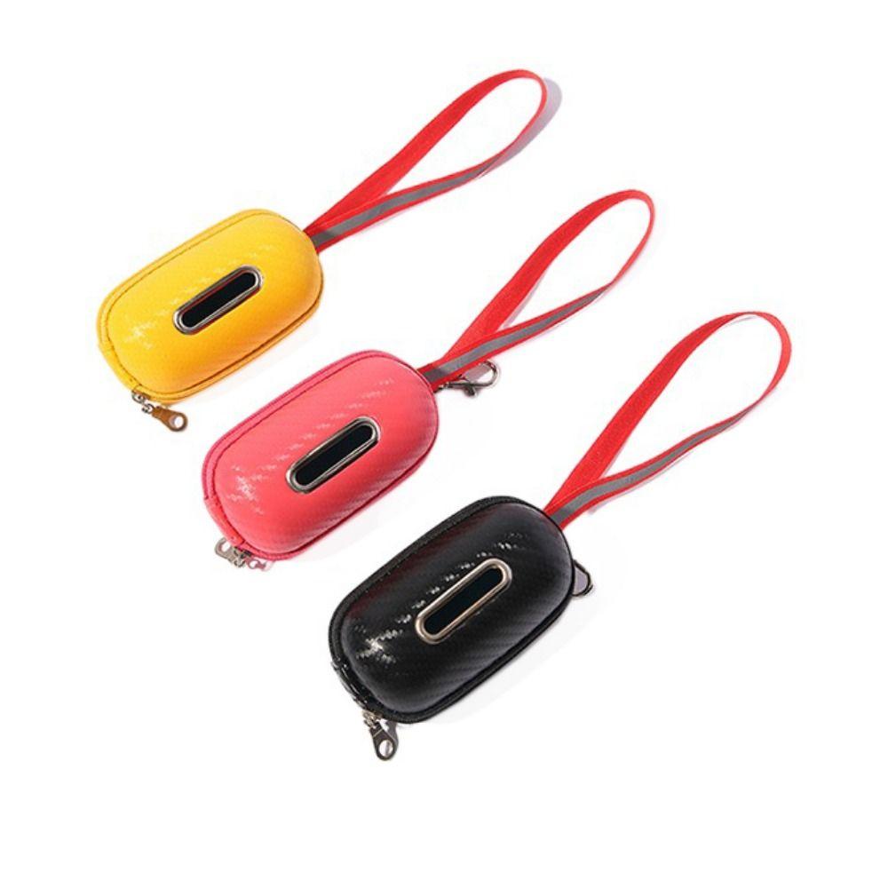 

Reflective Dog Poop Bag Dispenser Leakproof Waste Garbage Box Garbage Bags Holder For Walking жёлтый