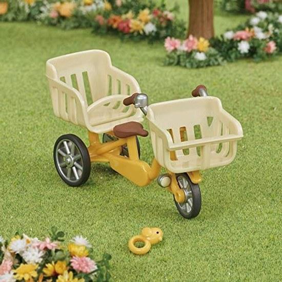 Sylvanian Families DollFurniture Set Chocolat Rabbit BabyFurniture DF-13 Furniture Three-Person Bicycle Car-625