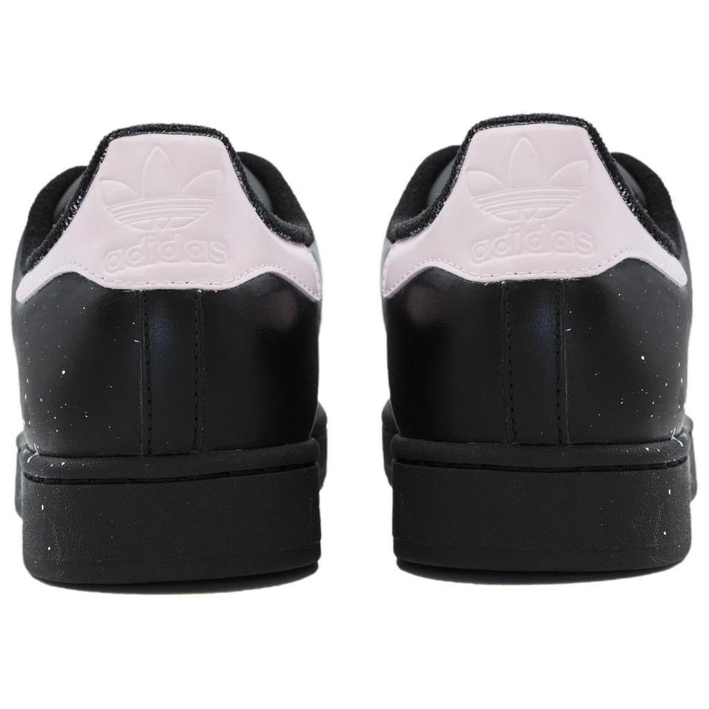 adidas Originals Superstar 2 Starlight Leather Height Increasing Low Top Skateboard Shoes Unisex Black Pink JI0079(Team335-1)