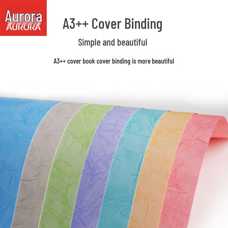 Aurora 180g A3++ Bamboo Leaf Texture Document Cover Paper (100 Sheets) CN Plug (adapter Included)