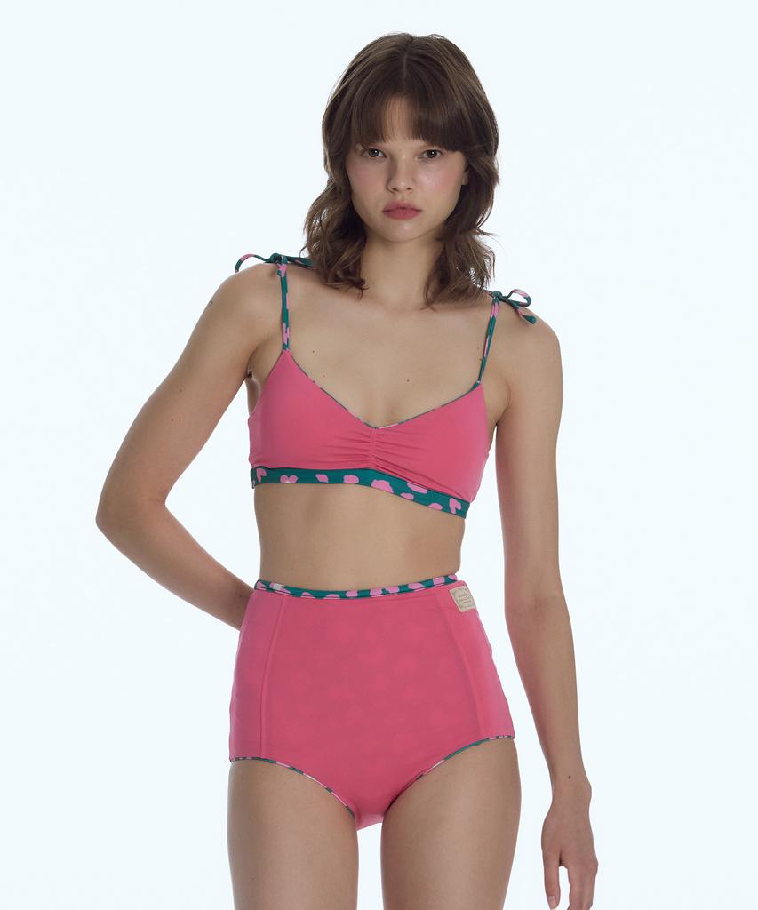 Lupeulupeu High Reversible Bikini Bottom [Sweetie Leopard_Green]
