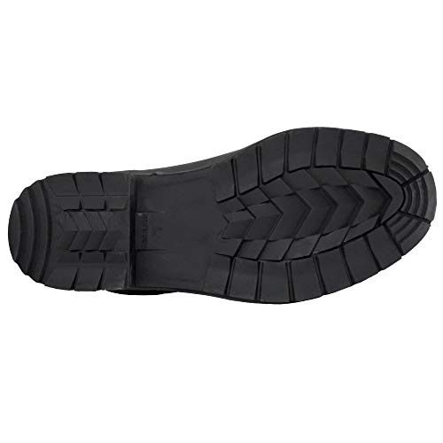 Fuji Glove Industry 9962 Men's Short Rain Boots, Black, Size L (25.5-26.0cm)