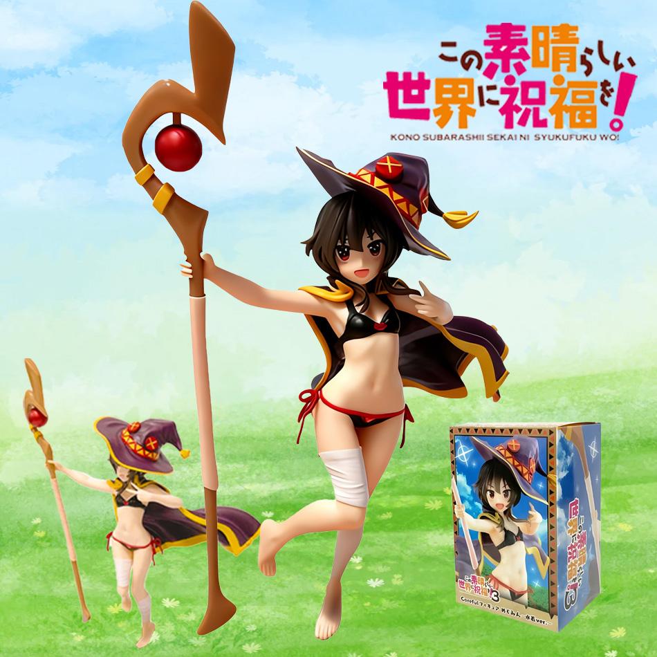 Megumin Great Mage Swimsuit Figure Model Ornament - Beautiful Girl Prize Collectible from 'God's Blessing On This WonderfulWorld