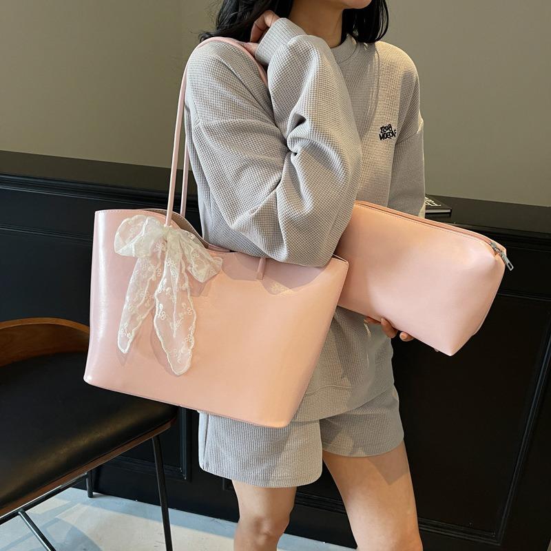Simple and Versatile Bag Women's Large-capacity New Summer Leisure Shoulder Mother and Child Bag Commuter Tote Bag