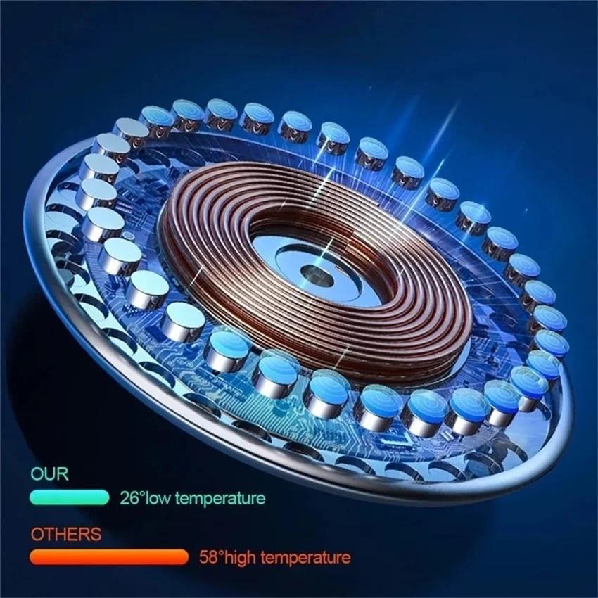 65W Magnetic Wireless Charger Pad Phone Chargers For iPhone 16 15 14 Pro Max Airpods Portable Macsafe PD Fast Charging Station