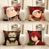 1pc Eijiro Kirishima My Hero Academia Pillow Case Fashion Square Pillowcase Bedroom Sofa Room Ins Decoration Leisure