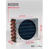 Refrigerator Condenser Radiator with Fan Small Air-cooled Cooling Universal Copper Tube Fin-type Freezer Radiator 120*120 Fan