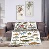 Sportfisch Lustiger Liebhaber Weiche Decke Picknick Plüsch Bettwäsche Überwürfe Neuheit Heimdekoration Flanell Tagesdecke Sofa Bettbezug