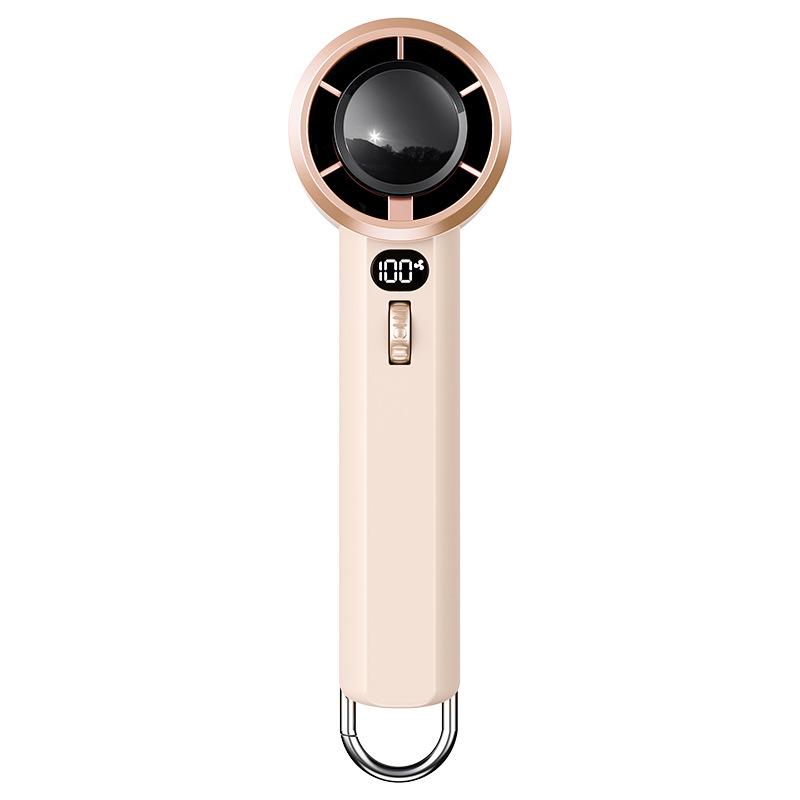 Portable High-Speed Mini Handheld Fan with Semiconductor Cooling