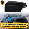 Left Side Clip~on Rearview Mirror Cover Cap Gloss Black Fits Ford Ranger 12~2022