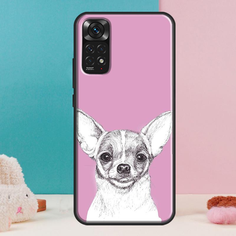 Chihuahua Dog Case For Xiaomi Redmi Note 13 12 Pro 14 11 9 10 9S 10S 11S 12S Redmi 14C 13C 10C 12C Cover