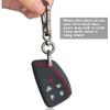 TANDRIVE Key Fob Cover For -2025 2026 Chevy Silverado 1500 GMC Sierra 1500, 2024-2026 Silverado Sierra 2500HD 3500HD, Silicone, 2-Pack, Black