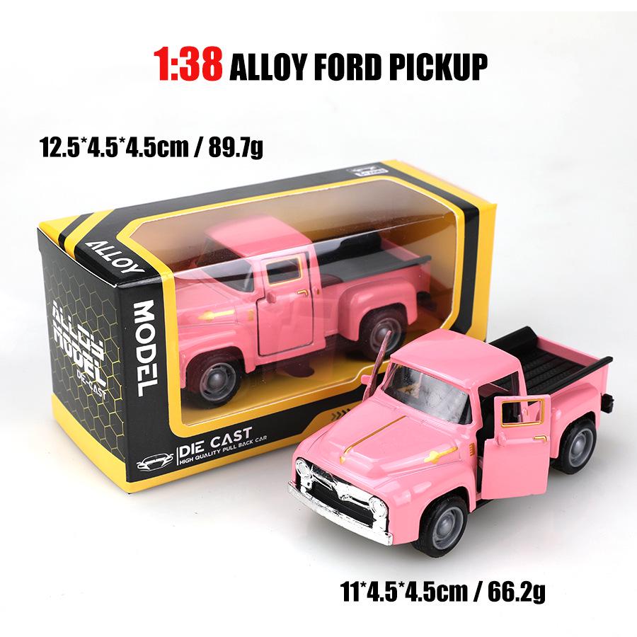 Norson 1:38 Classic Retro Vintage Pickup Truck Alloy Toy Car for Children