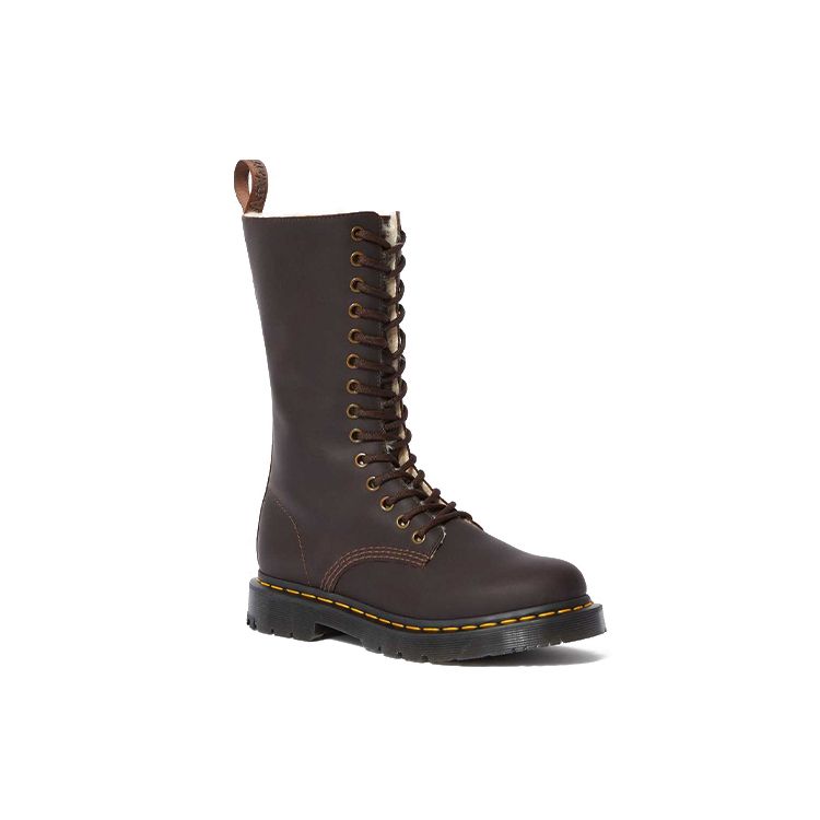 Dr. Martens 1914 Kolbert Wintergrip Comfortable Versatile Mid-Calf Boots Women Boots Dark-Brown 24977201