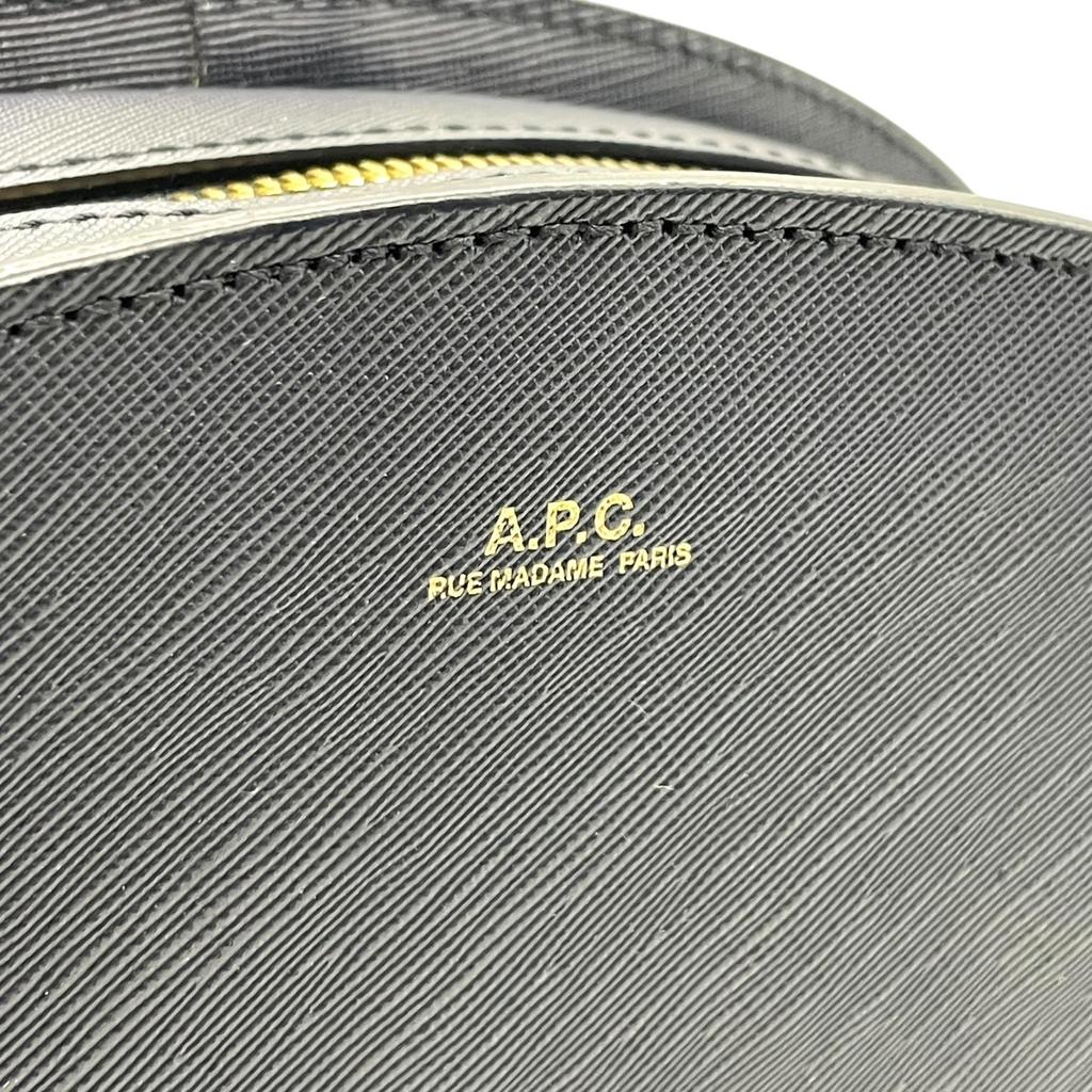 Used A.P.C.Shoulder Bag Navy leather Women