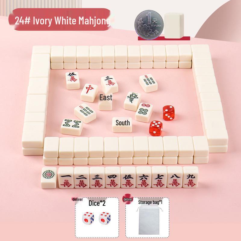 Tragbare Mini-Mahjong-Steine - Kompakt, Niedlich und Ideal für Camping, Wohnheime oder Reisen