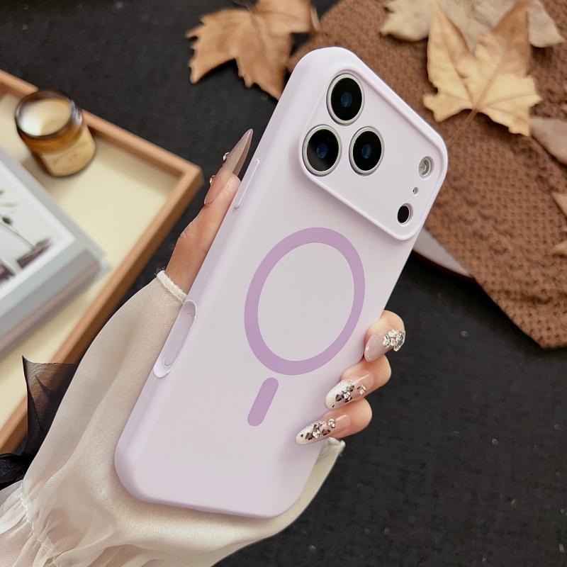 Luxury  Liquid Silicone For Magsafe Case For iPhone 17 Air 16 15 14 13 12 Pro Max Wireless Charging Soft Bumper Cover