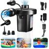 Mini Inflatable Pump Electric Air Cushion Camping Pump Portable Rapid Filling Mattress Swimming Pool Air Filling Blower Injector