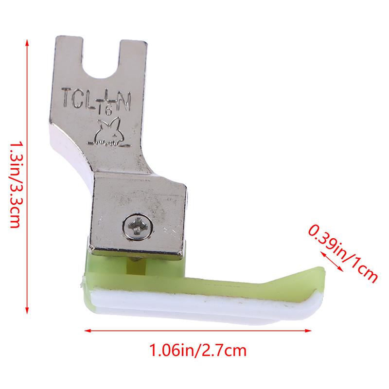 Tcl Tcr 1/16N Right/Left Plastics Compensating Presser Foot For Industrial Lockstitch Sewing Machine Single Needle Presser Foot
