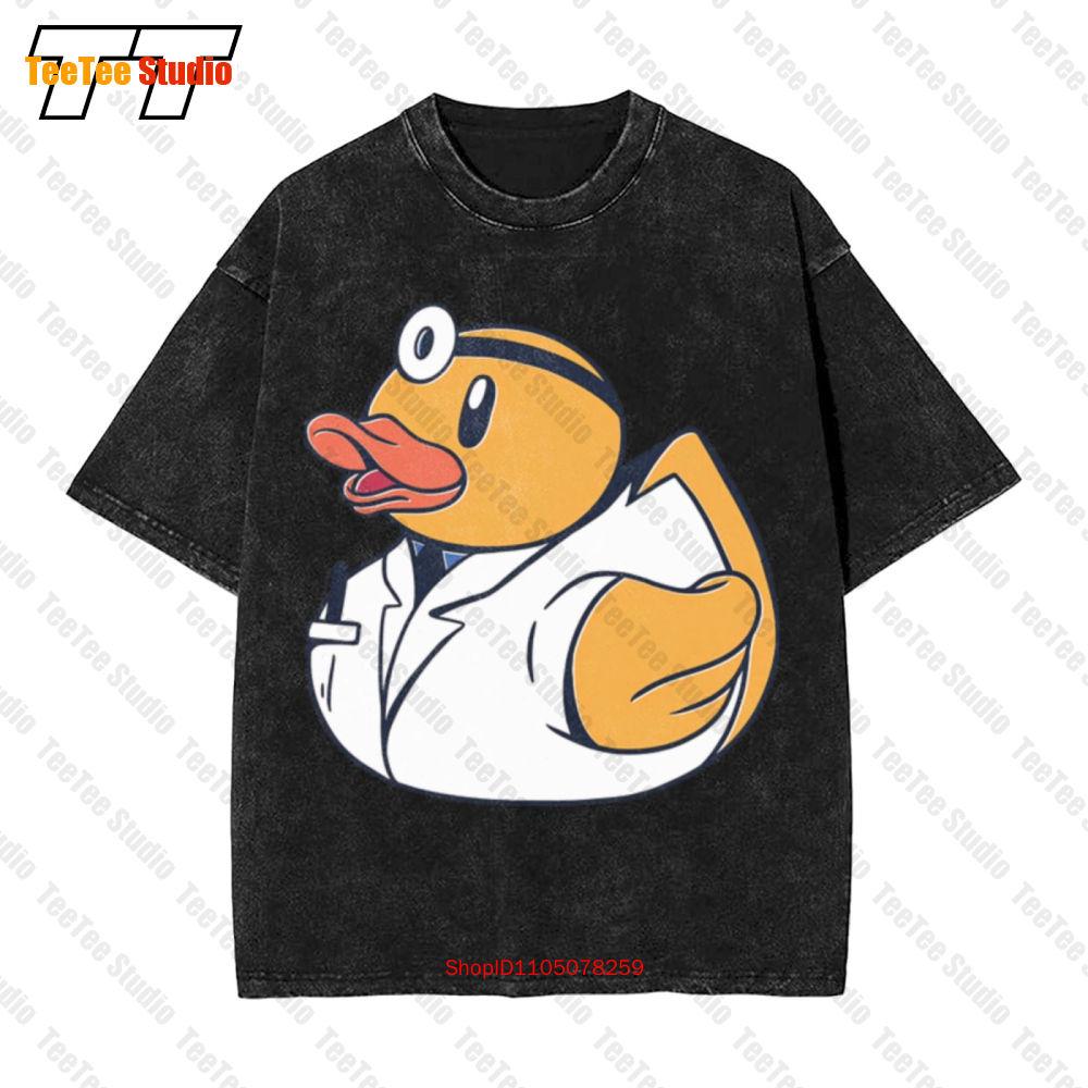 Doctor Rubber Duck Ducky Vintage Oversized TShirt UY S