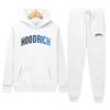 Hoodrich Neues grenzüberschreitendes Sportbekleidungsset: Hoodie & Sweatshirt mit Muster Zweiteiler