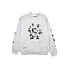 Levis X Feili Cat Cartoon Tierdruck Rundhals-Sweatshirt Herren Sweatshirt Grau A1245-0000