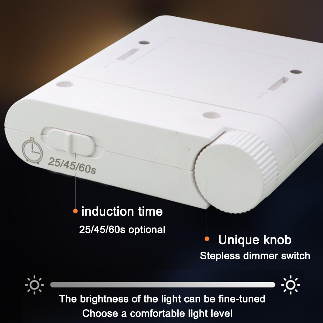 

Dimming Night Light With Motion Sensor LED Light Lamps Children S Night Light Wireless Night Lamp For Bedside Table Bedroom WHITE теплый белый