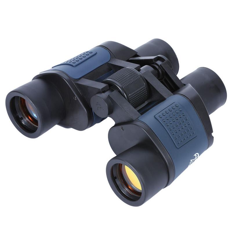 

60x60 Бінокль для нічного бачення із слабким освітленням. Високопотужний телескоп із червоною плівкою HD 60X60 синій