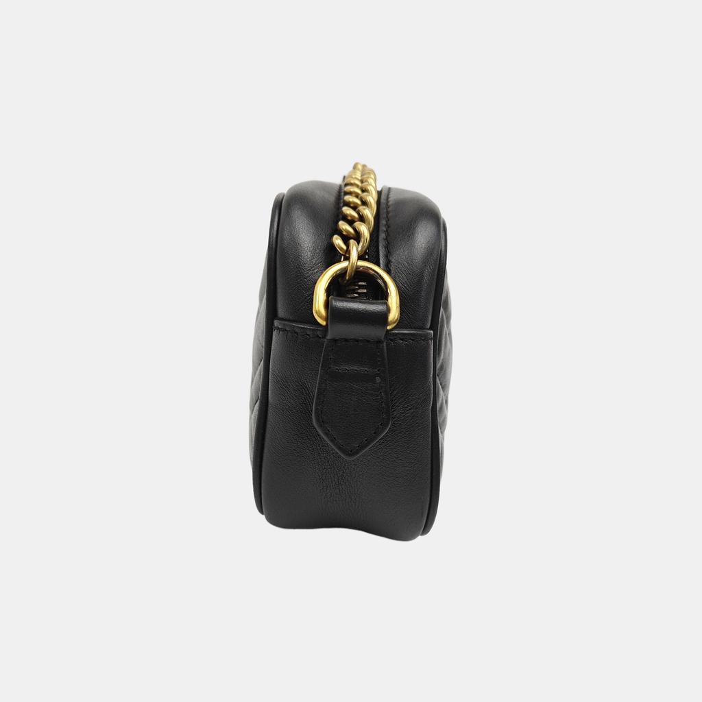 [Usato] Borsa Mini Gucci GG Marmont Matelassé 'Nero' - Buono #Y1PPLF