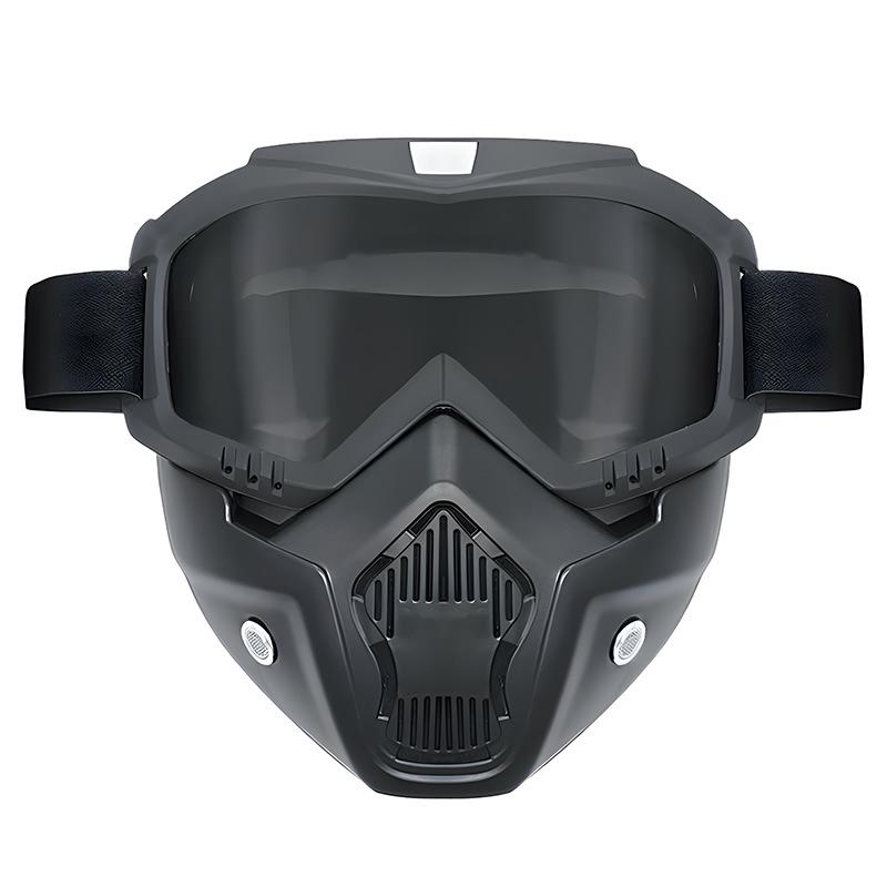 Retro Harley Windproof Motorcycle Goggles: Off-Road Riding One-Piece Mask Glasses