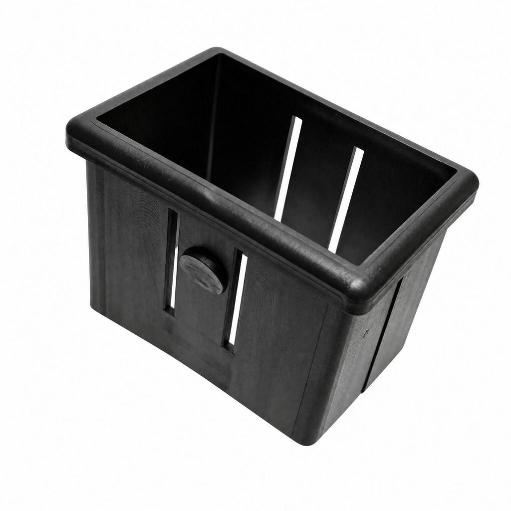 Rectangular Tube Reducer Sleeve Plastic Pipe Interlining Black