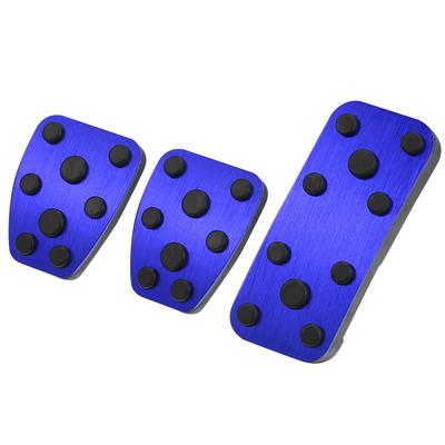 X AUTOHAUX Car Foot Pedal Pad Accelerator Gas Brake Clutch Pedal Cover Kit Anti-Slip