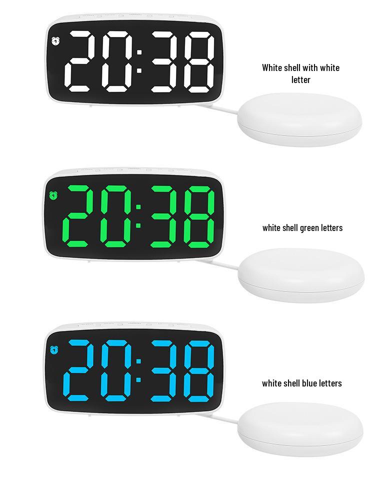 LED Alarm Clock with Bedside Vibrator - Model GH1102
