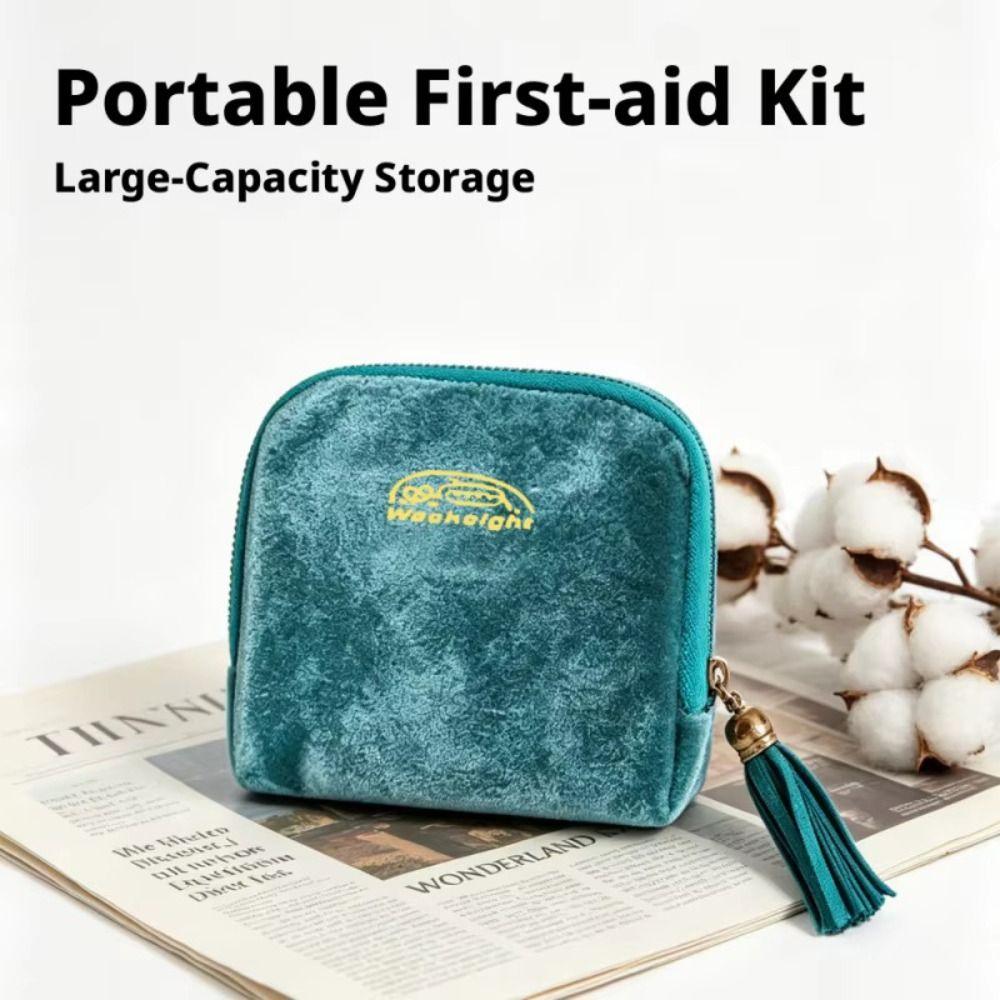 Velvet Jewelry Organizer Bag Travel Jewelry Case for Necklaces Bracelets Rings Earrings