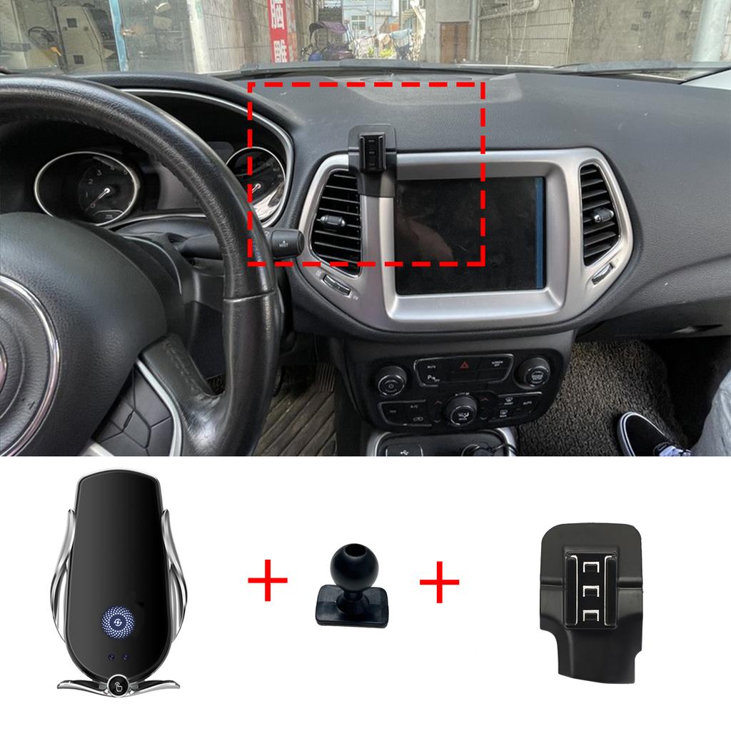 Držiak na mobilný telefón do auta pre Jeep Compass 2017~2020, GPS držiak, navigačný stojan, autopríslušenstvo