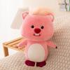 Plush Animal Loopy Soft Short Fur Pp Cotton Filling For Children Dolls Gift
