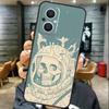 Psychedelische Skelett-Hülle für OPPO Reno 8T 7 8 10 11 12 13 Pro 13F 12F OPPO Find X8 Pro X6 X3 X5 Lite Hülle Coque